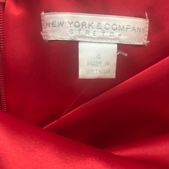 ❌SOLD❌Tropical Print NY&Co Dress Size 4/6 - Picture 4 of 7